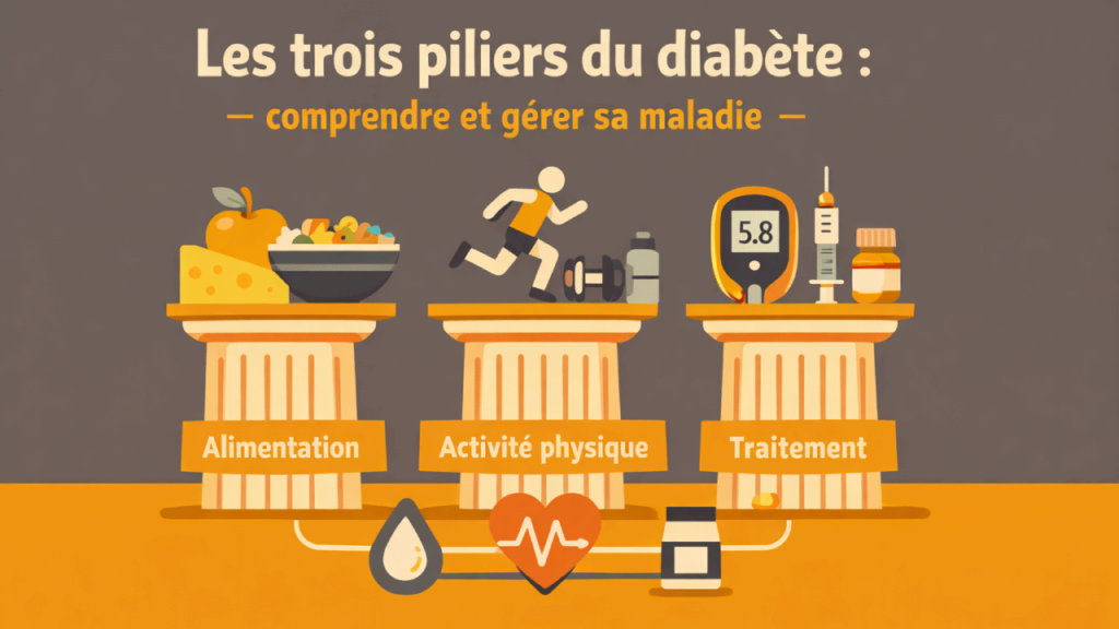 Les 3 piliers du diabète